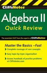 CliffsNotes Algebra II QuickReview (Cliffsnotes) （2ND）