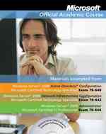 Microsoft Official Academic Course (Microsoft Official Academic Course Series) （PCK PAP/DV）
