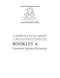 Accounting Principles, Campus Cycle Practice Set （10TH）