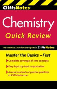 CliffsQuickReview Chemistry (Cliffsquickreview) （2ND）