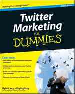 Twitter Marketing for Dummies (For Dummies (Business & Personal Finance)) （2ND）