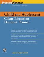 Child and Adolescent Client Education Handout Planner （PAP/CDR）