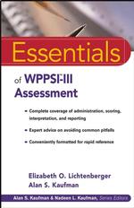 Essentials of Wppsi-III Assessment (Essentials of Psychological Assessment)