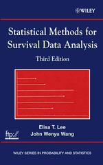 生存データ分析の統計的方法（第３版）<br>Statistical Methods for Survival Data Analysis : Elisa T. Lee and John Wenyu Wang (Wiley Series in Probability and Statistics) （3 SUB）