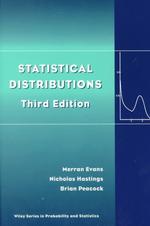 統計分布　第３版<br>Statistical Distributions (Wiley Series in Probability and Statistics) （3 SUB）