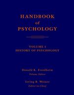 Handbook of Psychology : History of Psychology 〈1〉
