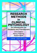 臨床心理学における研究と評価（第２版）<br>Research and Evaluation in Clinical Psychology : A Textbook （2ND）