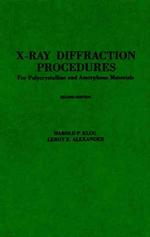 X-Ray Diffraction Procedures （2ND）