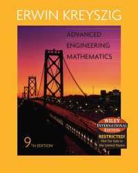 上級工業数学（第９版）<br>Advanced Engineering Mathematics(IE) （9TH）