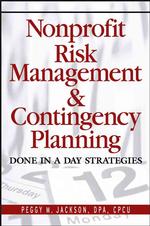 ＮＰＯの危機管理<br>Nonprofit Risk Management and Contingency Planning : Done in a Day Strategies