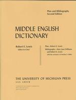 中英語大辞典　刊行全容・書誌（第２版）<br>Middle English Dictionary : Plan and Bibliography, 2nd Edition (Middle English Dictionary)