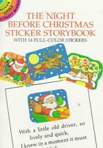 The Night before Christmas Sticker Storybook : With 14 Full-Color Stickers (Dover Sticker Storybooks)