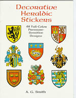 Decorative Heraldic Stickers : 48 Full-Color Pressure-Sensitive Designs
