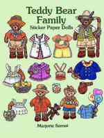 Teddy Bear Family : Sticker Paper Dolls