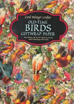 Old-Time Birds Giftwrap Paper : 2 Sheets, 18' by 24' with 3 Matching Gift Cards