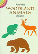 Fun with Woodland Animals Stencils