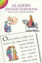 Aladdin Sticker Storybook (Dover Little Activity Books)