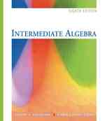 Intermediate Algebra (With Interactive Video Skillbuilder Cd-Rom and Ilrnâ¢ Student Tutorial Printed Access Card) (Available 2010 Titles Enhanced Web Assign)