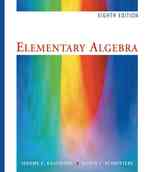Elementary Algebra （8 PCK）