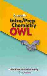 Intro/Prep Chemistry Owl 6-Months Access Code Card （PSC）