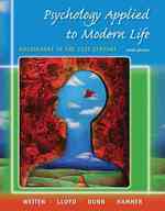 Psychology Applied to Modern Life : Adjustment in the 21st Century （9TH）