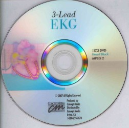3-Lead EKG : Heart Block （DVD）