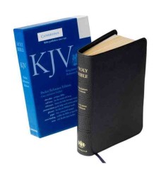 Holy Bible : King James Version, Gray, Imitation Leather, Pocket Reference （LEA）