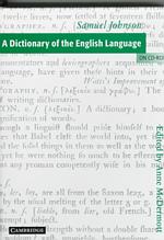 サミュエル・ジョンソン編　英語辞典ＣＤ－ＲＯＭ版<br>A Dictionary of the English Language （PAP/CDR）