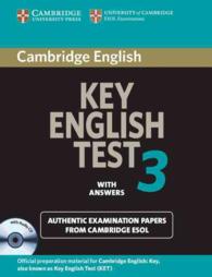 Cambridge Key English Test 3 Self Study Pack. （BOOK & CD）