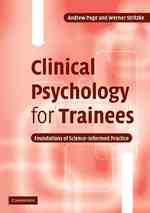 臨床心理学実践入門<br>Clinical Psychology for Trainees : Foundations of Science-informed Practice （1ST）