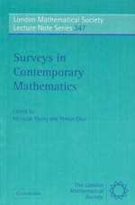 Surveys in Contemporary Mathematics (London Mathematical Society Lecture Note Series)