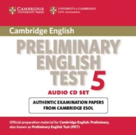 Cambridge Preliminary English Test 5 Audio CD Set. 〈5〉