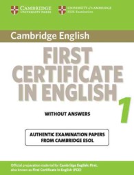 Cambridge First Certificate in English 1 for Updated Exam Student's Book without Answers. （1 Student）