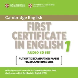 Cambridge First Certificate in English 1 for updated exam Audio Cds (2).