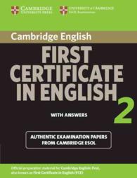 Cambridge First Certificate in English 2 for updated exam Student's Book with Answers. （STU UPD）