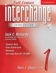 Interchange Full Contact Level 1 Part 1(Units 1-4). 3rd ed. （3 PAP/CDR）