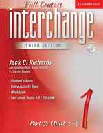 Interchange Full Contact Level 1 Part 2(Units 5-8). 3rd ed. （3 CDR）