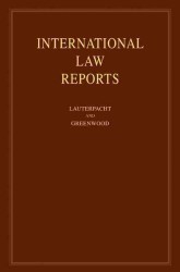 International Law Reports: Volume 137 (International Law Reports)