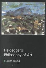 ハイデガーの芸術学<br>Heidegger's Philosophy of Art -- Hardback (English Language Edition)