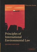 国際環境法の原理（第２版）<br>Principles of International Environmental Law （2ND）