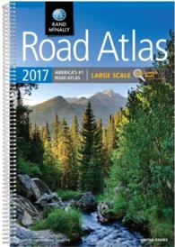Rand McNally 2017 Road Atlas : Large Scale (Rand Mcnally Large Scale Road Atlas USA) （SPI）