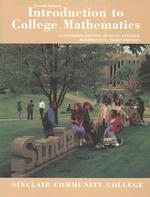 Introduction to College Mathematics : Customized Edition of Basic College Mathematics, Third Edition （2ND）
