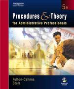 Procedures and Theory for the Administrative Professional （5TH）