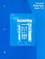 Working Papers, Chapters 17-24 for Gilbertson/Lehman/Ross' Century 21 Accounting: Multicolumn Journa; 9780538972840; 053897284x （8th Revised ed.）