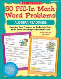 50 Fill-In Math Word Problems : Algebra Readiness Grades 2-3