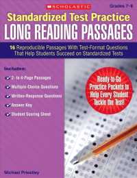 Standardized Test Practice Long Reading Passages, Grades 7-8 : 16 Reproducible Passages with Test-Format Questions That Help Students Succeed on Stand