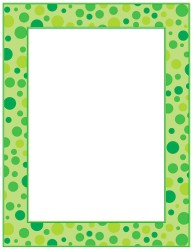 Green Polka Dots Printer Paper （NOV UNBND）