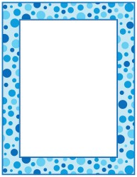 Blue Polka Dots Printer Paper （LSLF）