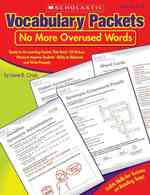 Vocabulary Packets : No More Overused Words: Grades 4-8 (Vocabulary Packets) （CSM）