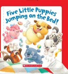 Five Little Puppies Jumping on the Bed （MUS BRDBK）